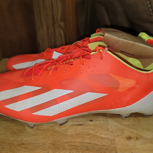 Adidas X Crazyfast+ FG Energy Citrus Pack Soccer Cleats Orange IE2416 Men's 11.5 - Picture 3 of 9